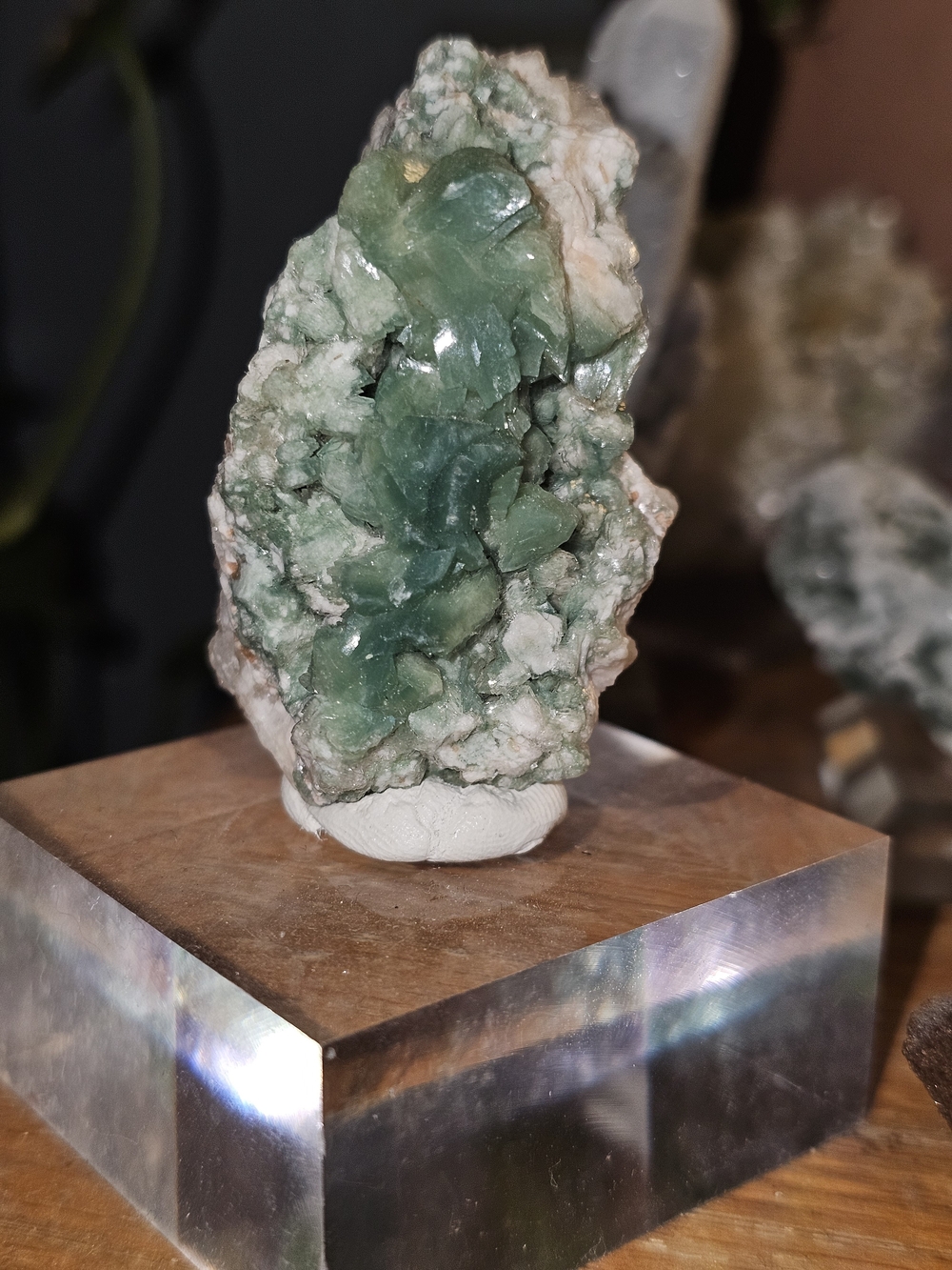 Green Heulendite Mineral Specimen